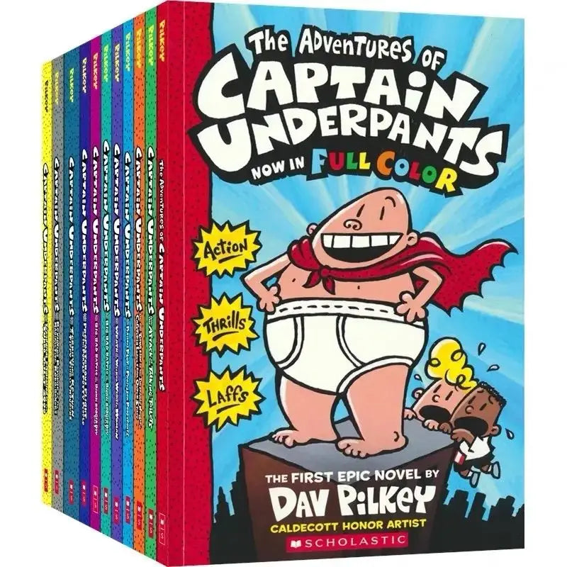 Captain Underpants Full Color 12 Books – Resheh bookstore