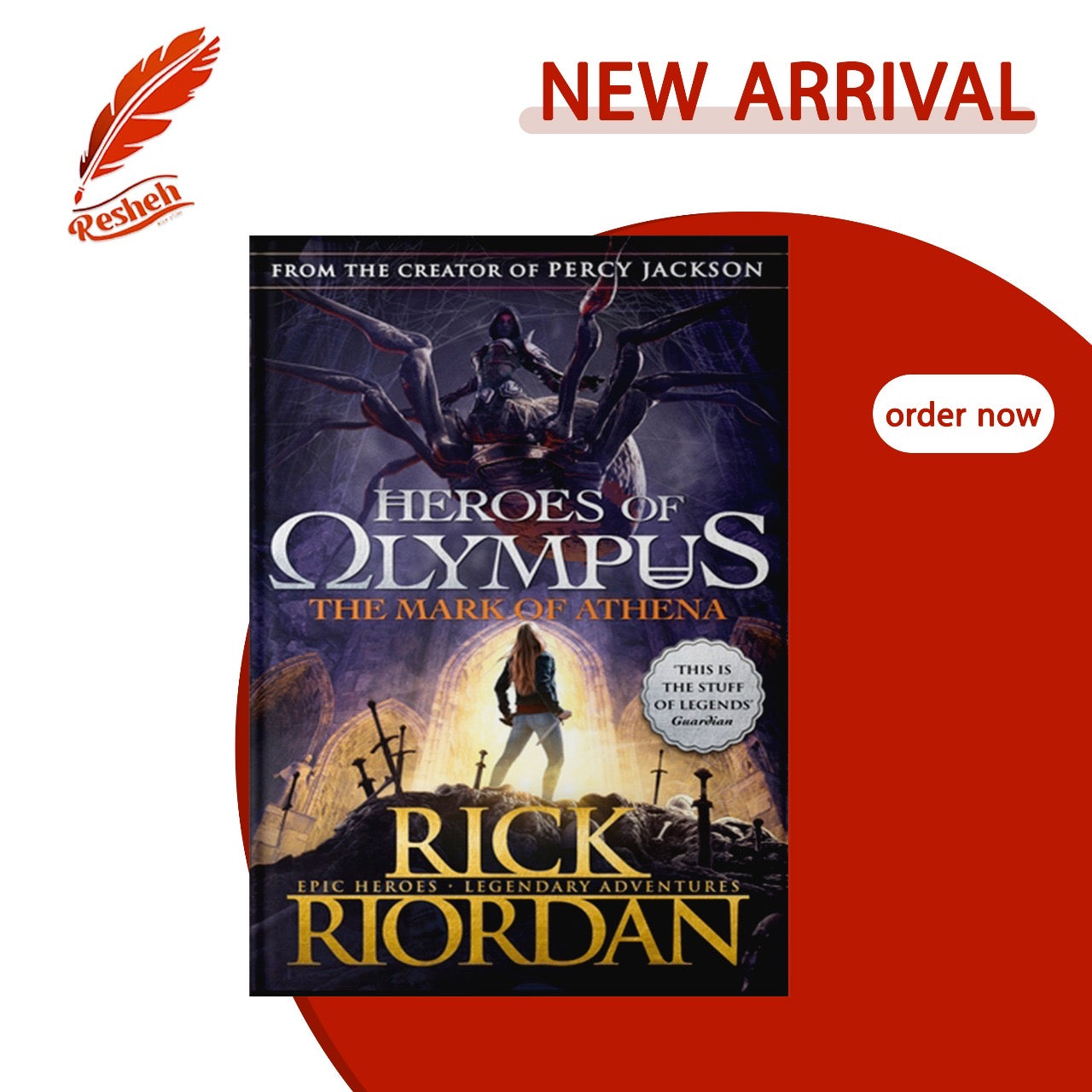 The Heroes of Olympus #3
The Mark of Athena (original)
Rick Riordan