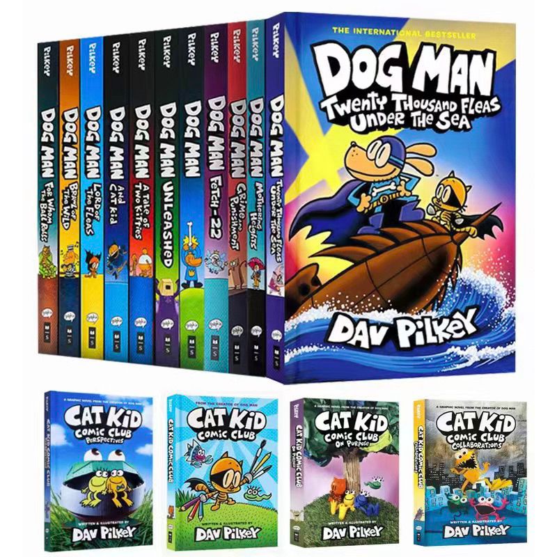 Dog Man Series 1-10 Books Collection Set