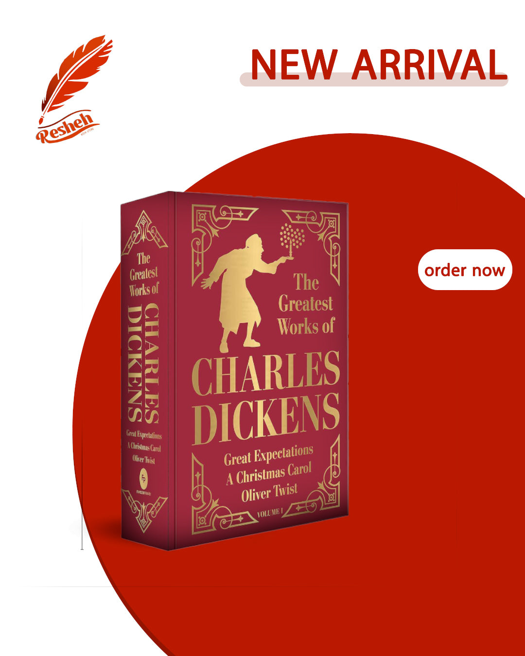 Greatest Works of Charles Dickens (Hardcover Deluxe)
Charles Dickens