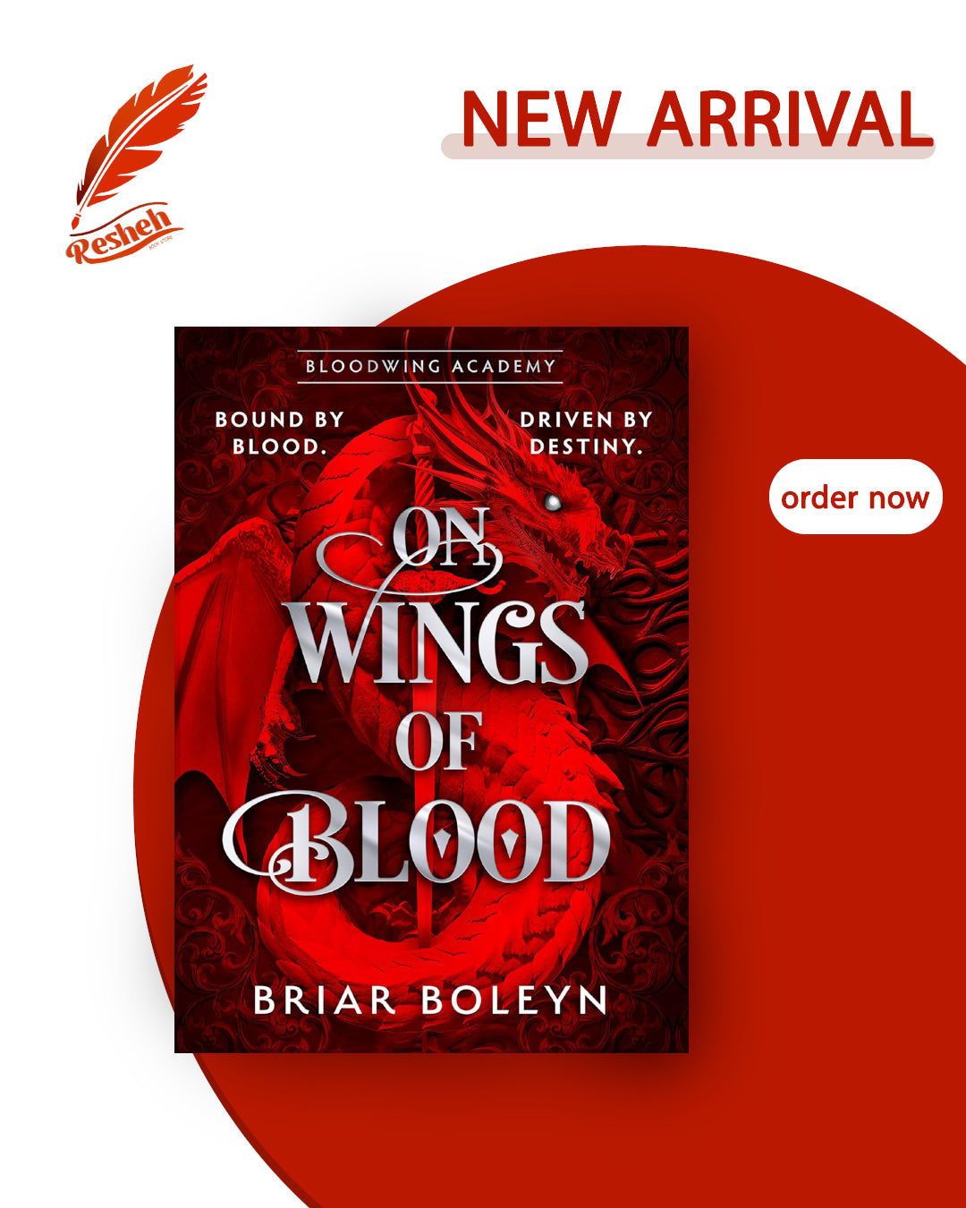 Bloodwing Academy #1
On Wings of Blood (hardcover)
Briar Boleyn