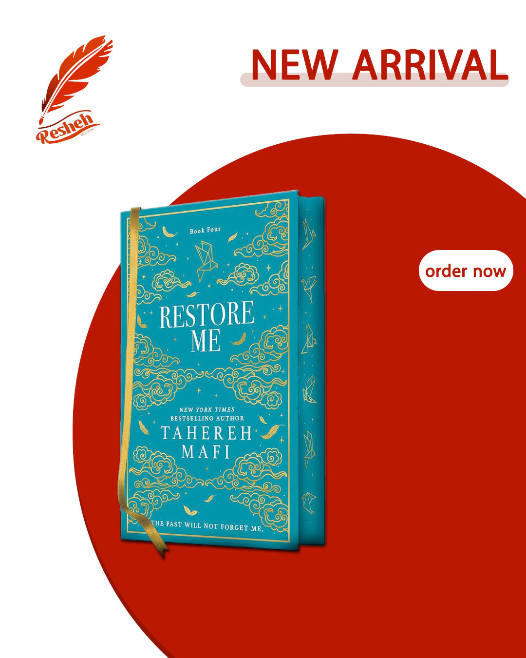 Shatter Me #4
Restore Me (limited edition)
Tahereh Mafi