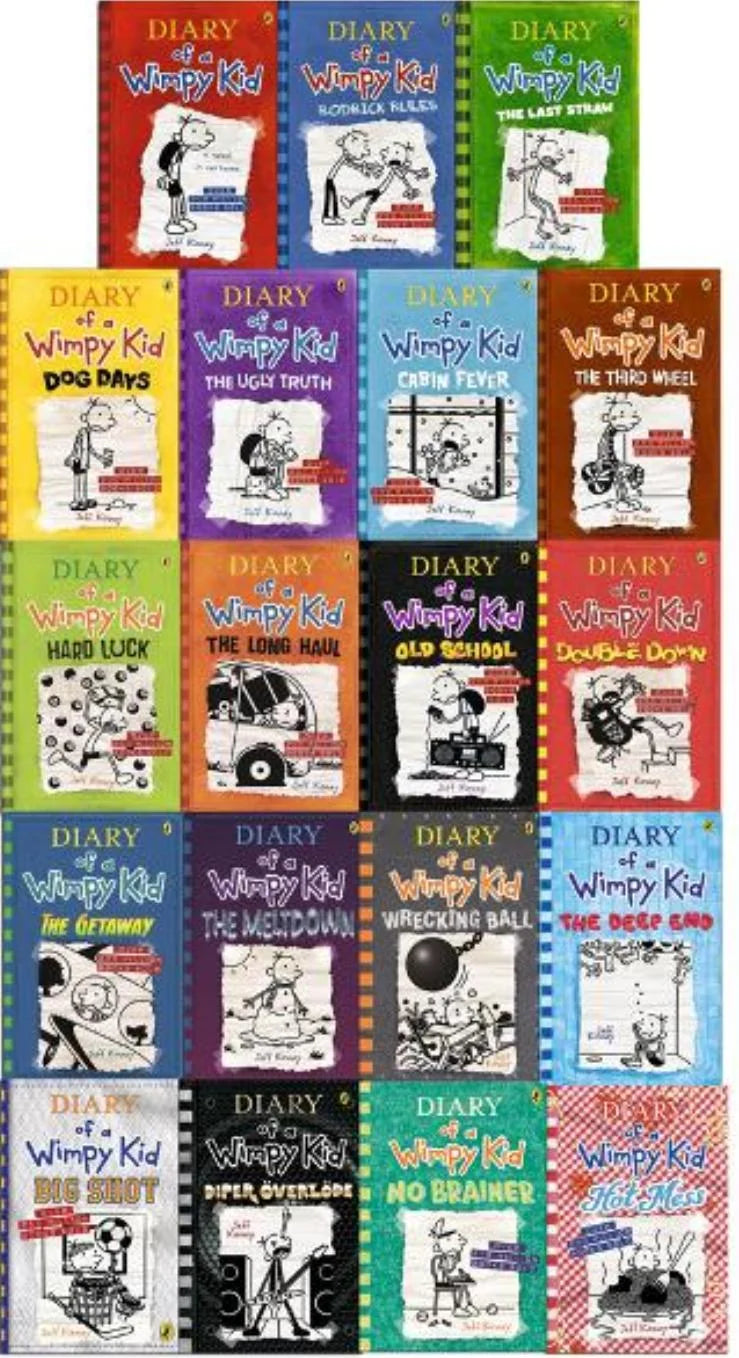Diary of a Wimpy Kid 1-20 by Jeff Kinney