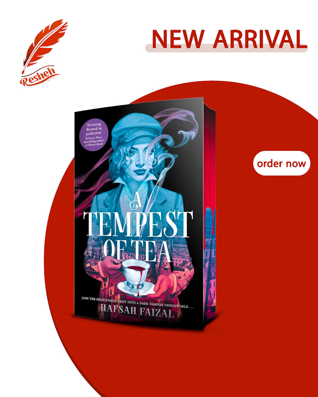 Blood and Tea #1
A Tempest of Tea: Exclusive Sprayed Edge Edition
Hafsah Faizal