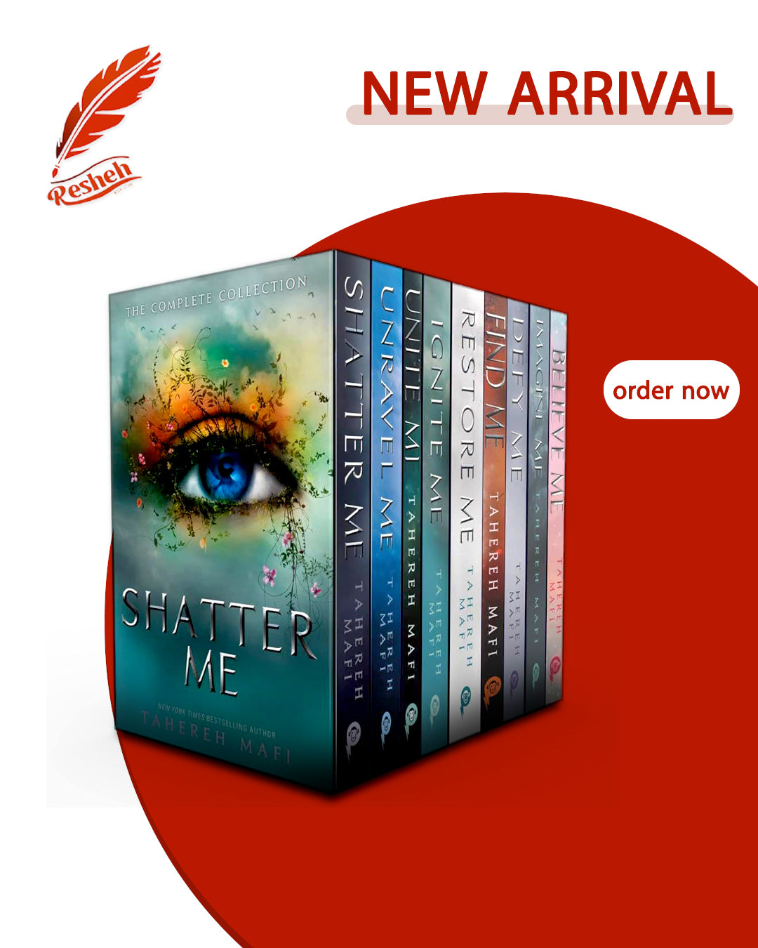 Shatter Me Series By Tahereh Mafi 9 Books Collection boxset (original)