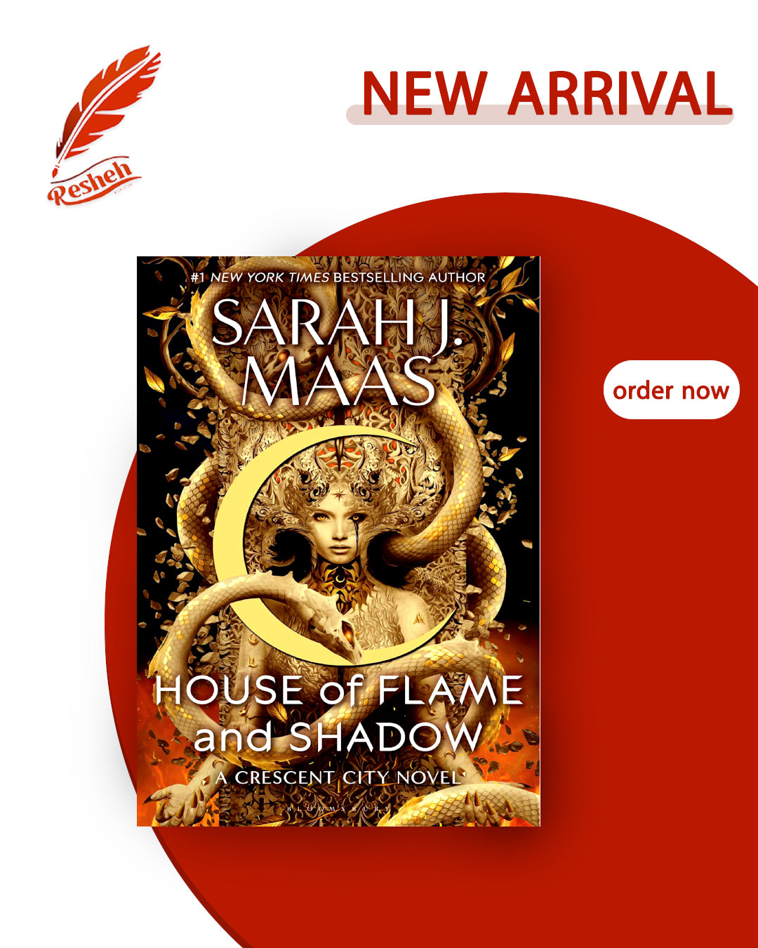 Crescent City #3
House of Flame and Shadow (original hardcover)
Sarah J. Maas