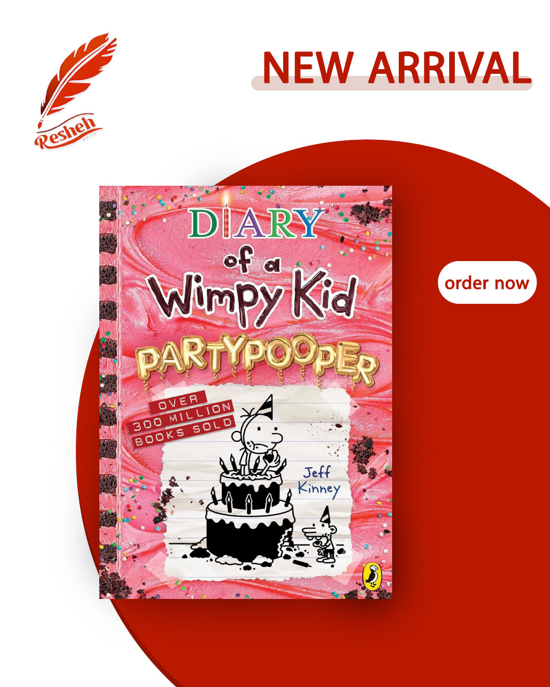 Diary of a Wimpy Kid #20
Partypooper (hardcover original)
Jeff Kinney