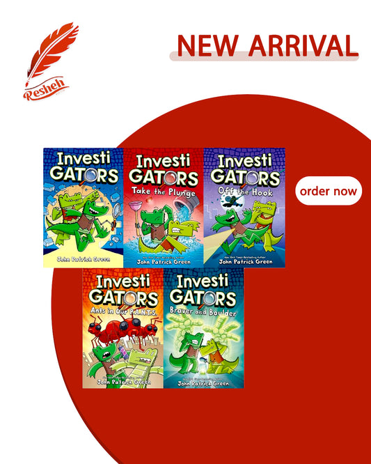 InvestiGators Series 5 Books Collection Set By John Patrick Green