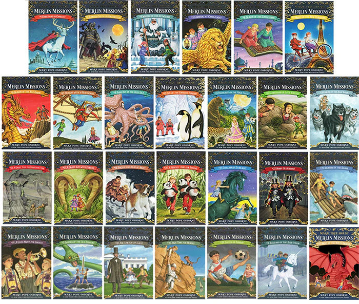 Magic Tree House Merlin Missions Books 1-28 Boxed Set