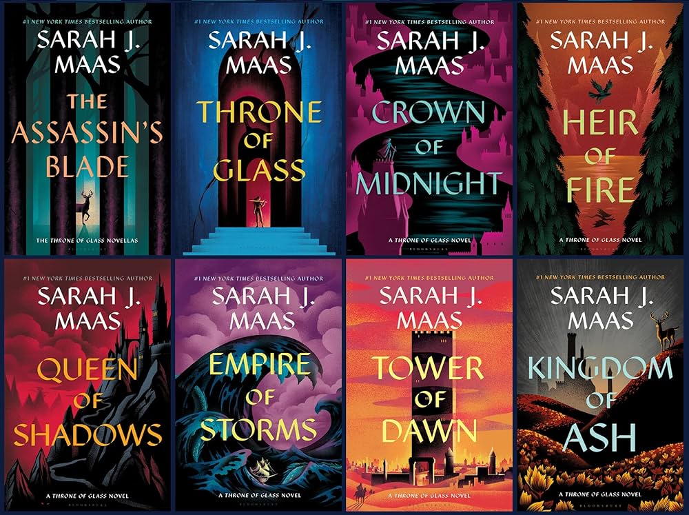 Throne of Glass series 1-8
Sarah J. Maas