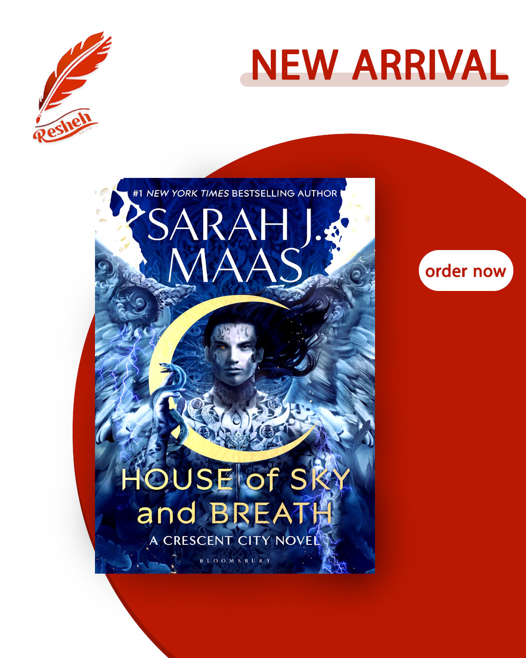 Crescent City #2
House of Sky and Breath (hardcover original )
Sarah J. Maas