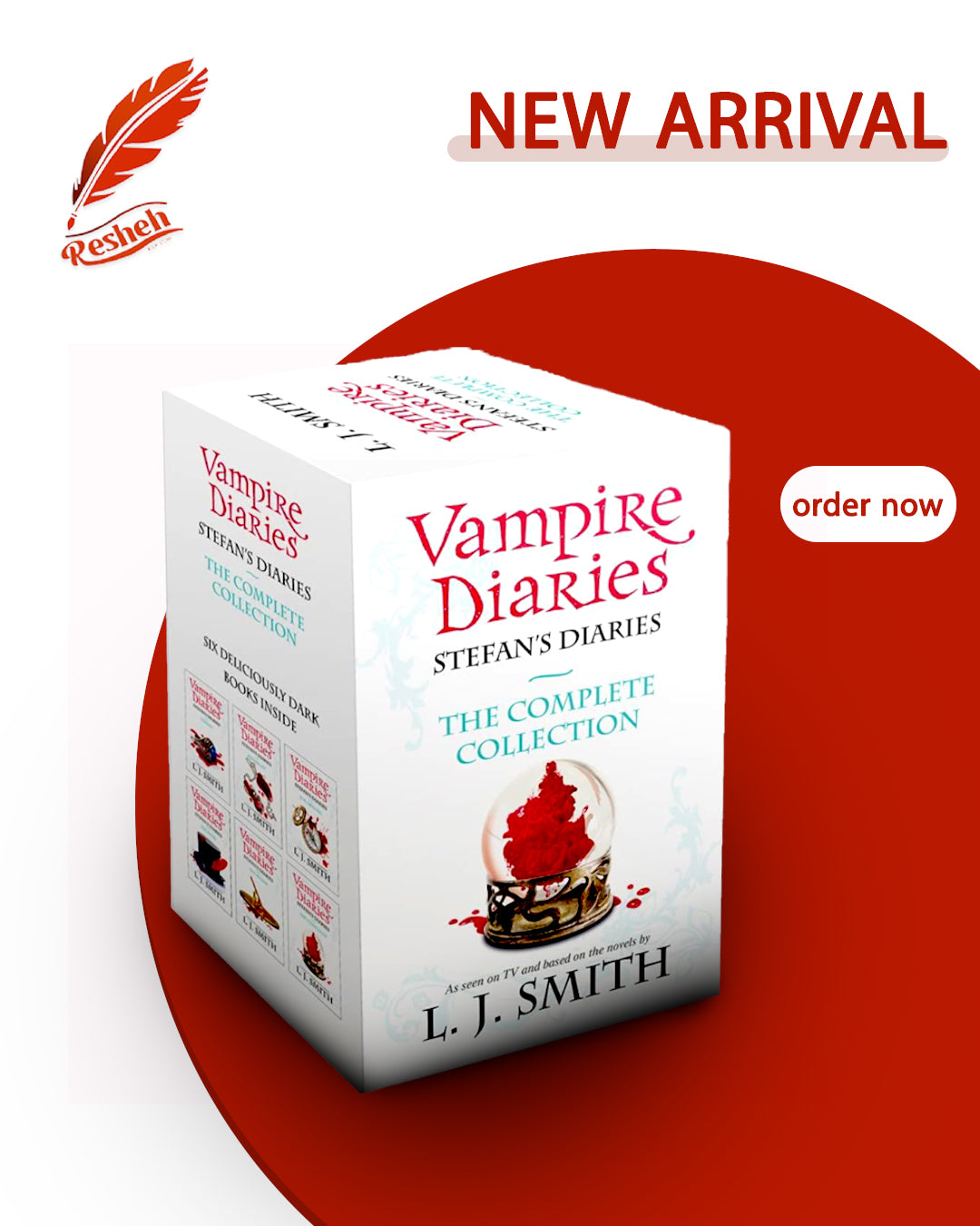 The Vampire Diaries Box Set (Books 1–6) by L.J. Smith