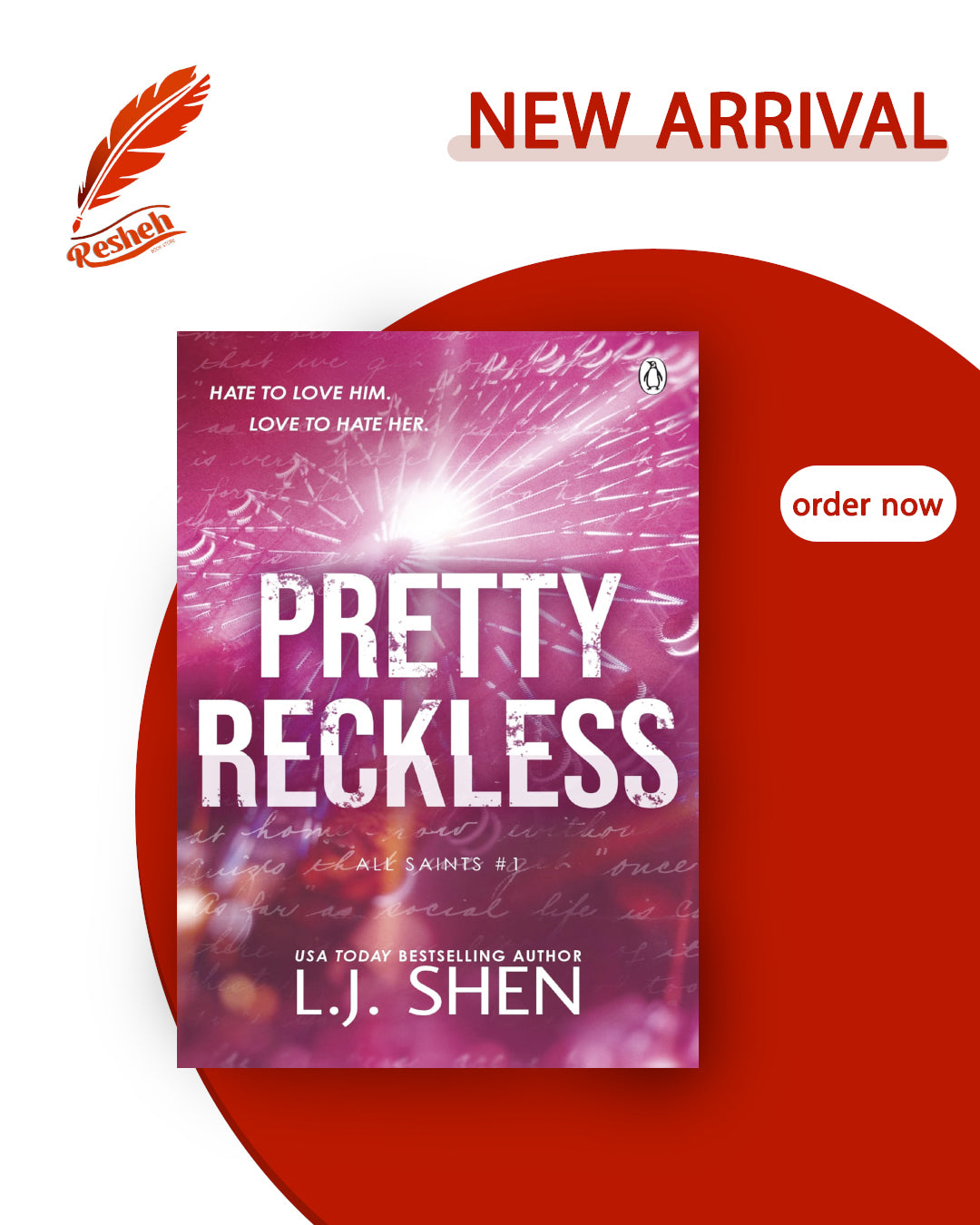 All Saints High #1
Pretty Reckless (original)
L.J. Shen