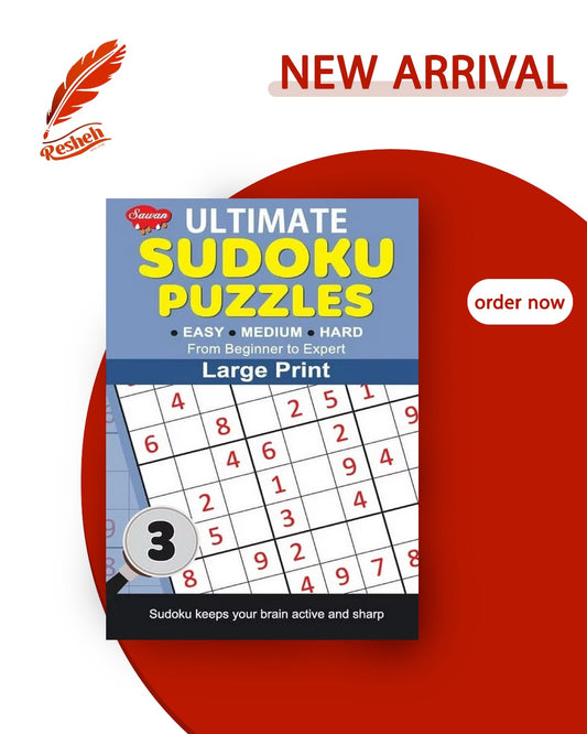Sudoku puzzles large print #3
