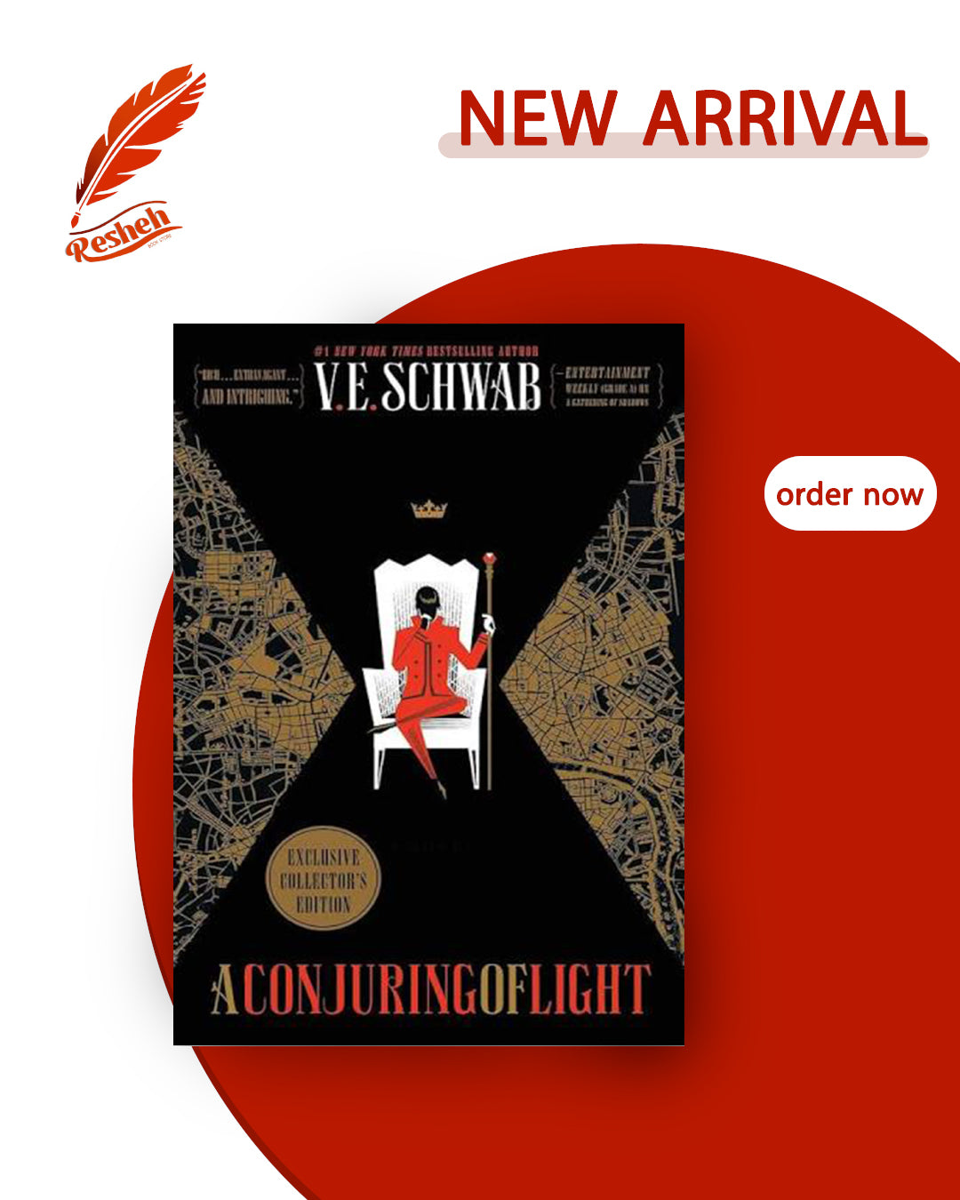 Shades of Magic #3
A Conjuring of Light
V.E. Schwab
Victoria Schwab (hardcover)