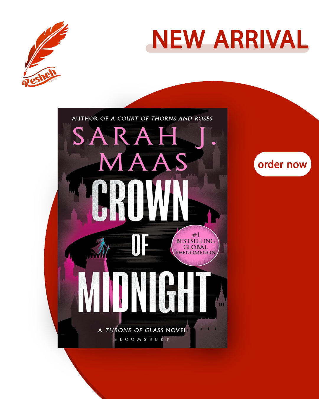 Throne of Glass #2
Crown of Midnight (original)
Sarah J. Maas